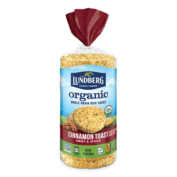Lundberg Family Farms Rice Cakes - Cinnamon Toast