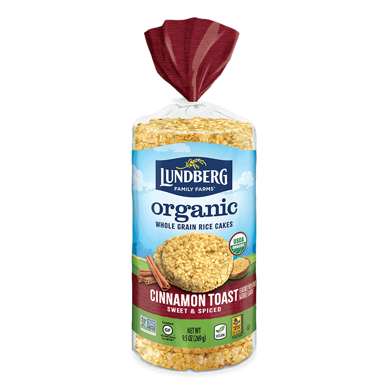 Lundberg Family Farms Rice Cakes - Cinnamon Toast