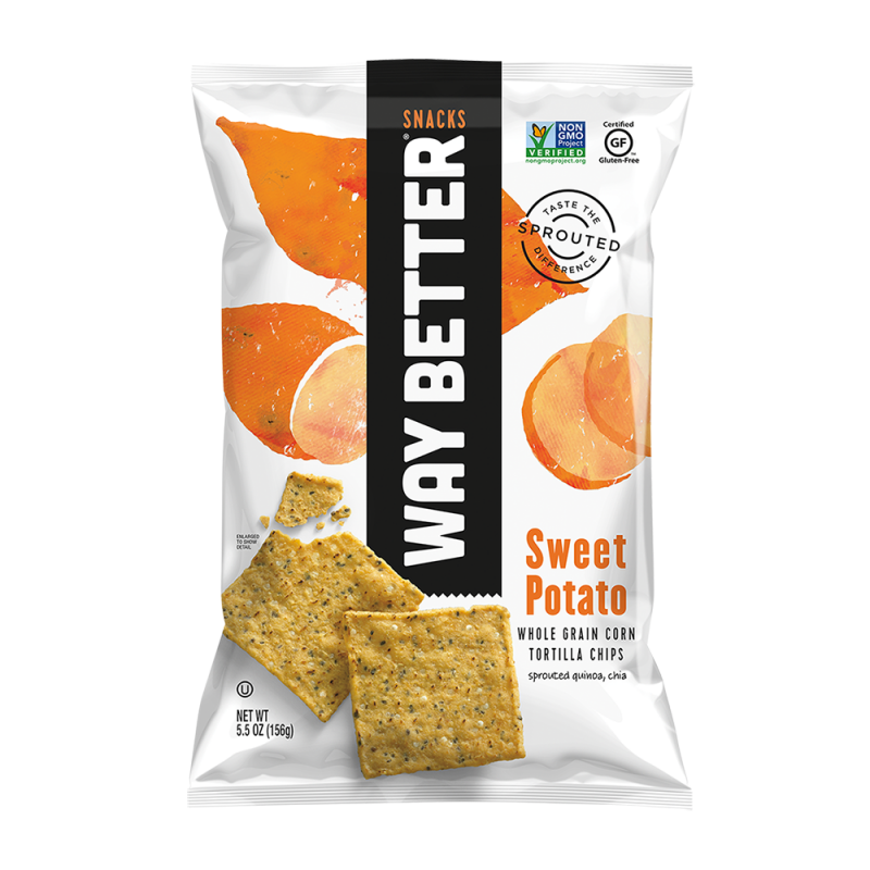 Way Better Snacks - Sweet Potato Tortilla Chips Snack Pack
