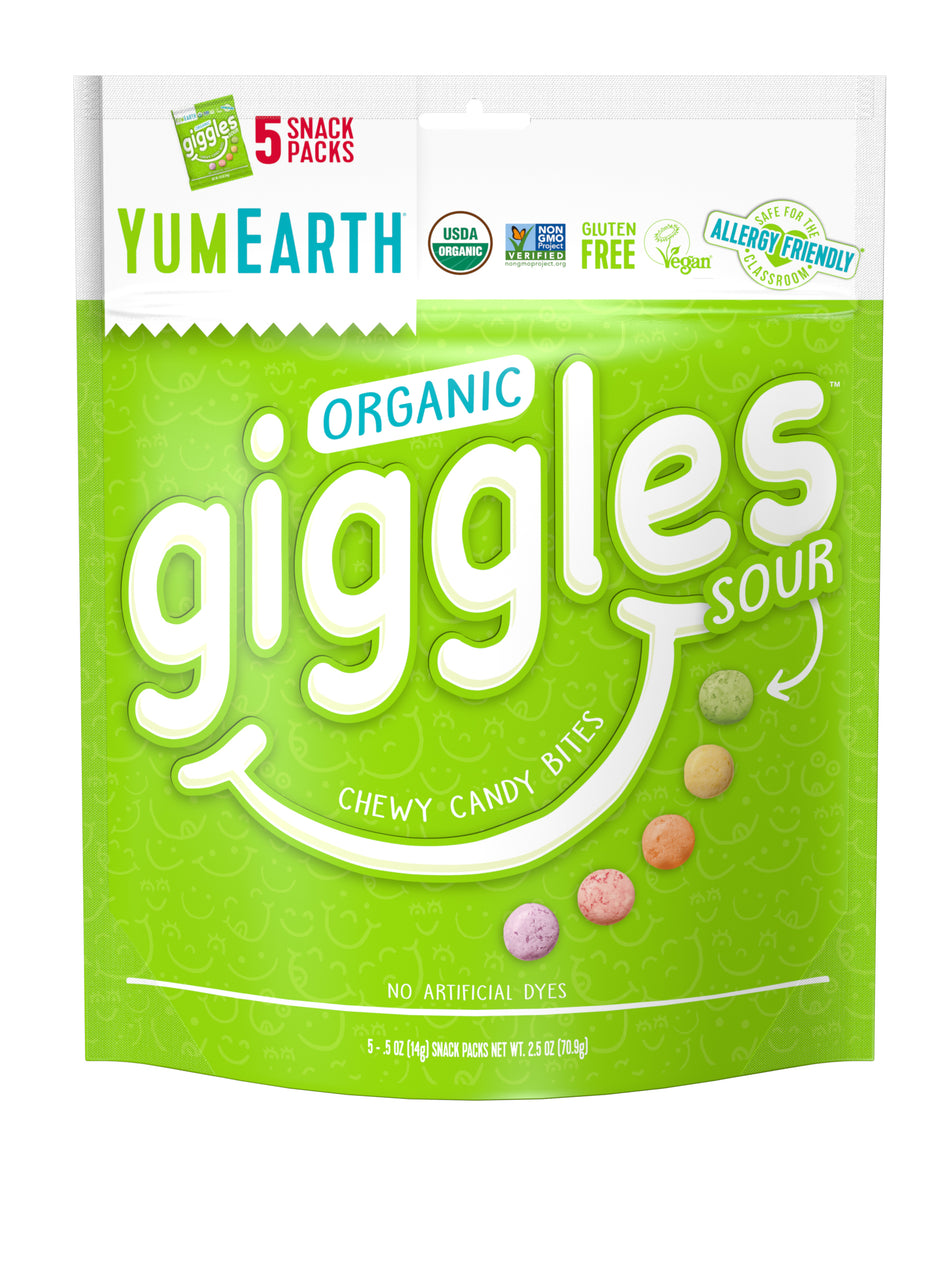 YumEarth Organic Sour Giggles - Snack Pack