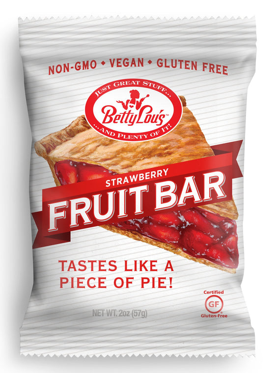 Betty Lou's Gluten Free Fruit Bars Strawberry