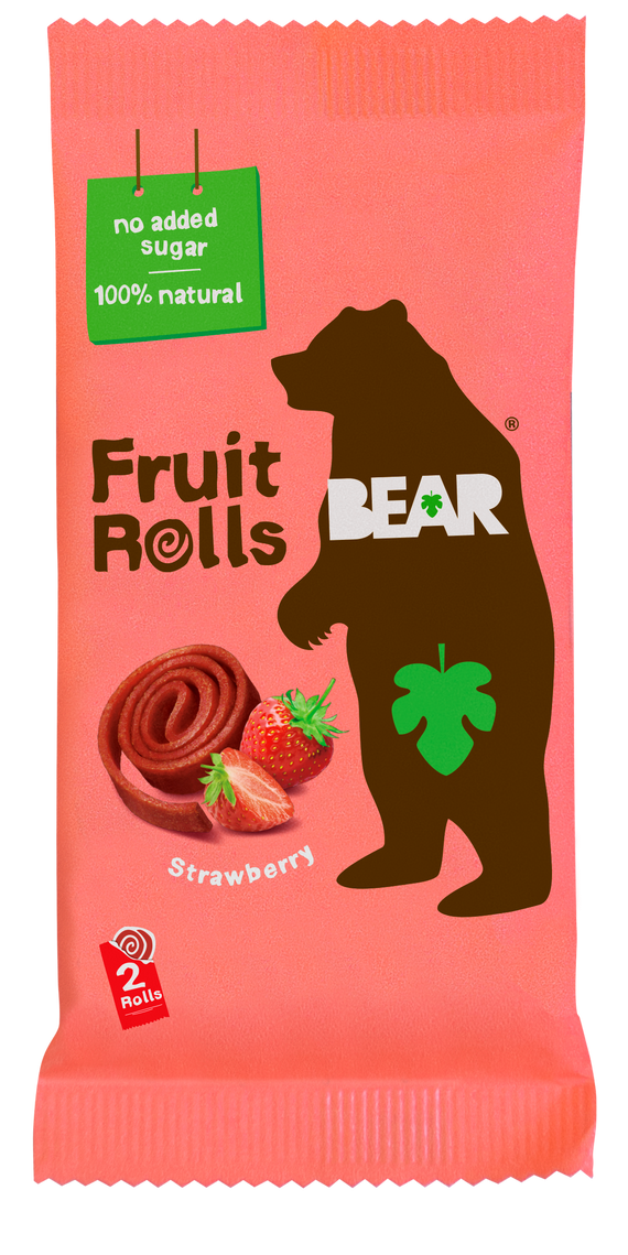 Bear Fruit Rolls - Strawberry