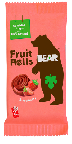 Bear Fruit Rolls - Strawberry