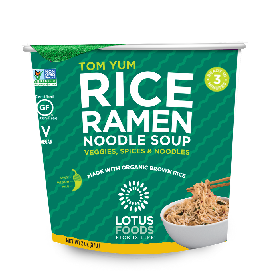 Lotus Foods Tom Yum Rice Ramen Noodle Soup