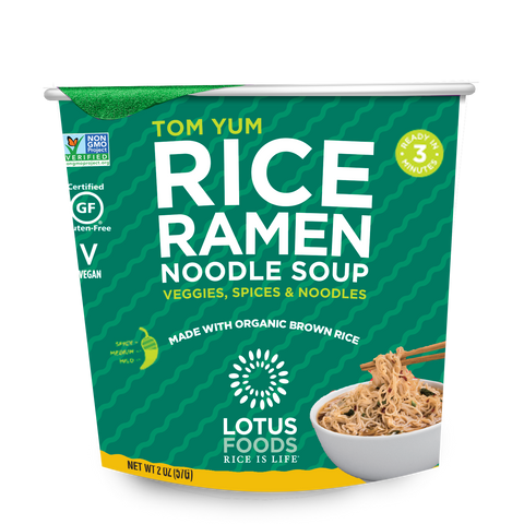 Lotus Foods Tom Yum Rice Ramen Noodle Soup