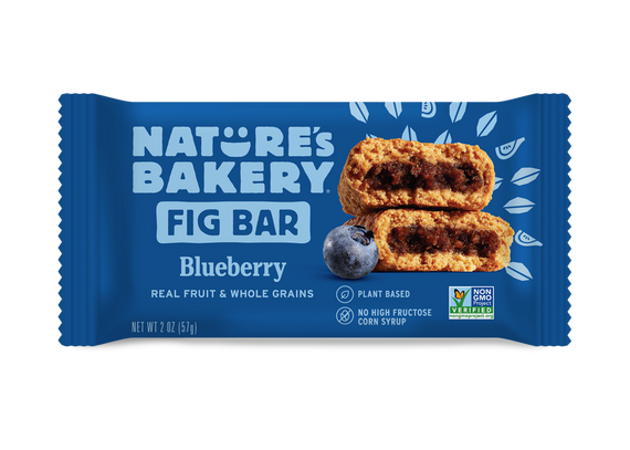 Nature's Bakery Stone Ground Whole Wheat Fig Bar - Blueberry: 12 bars
