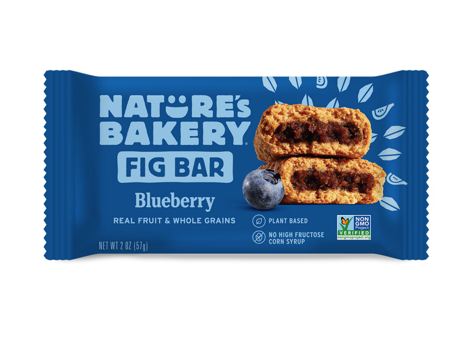 Nature's Bakery Stone Ground Whole Wheat Fig Bar - Blueberry: 36 bars