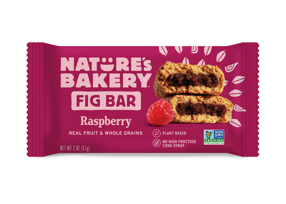 Nature's Bakery Stone Ground Whole Wheat Fig Bar - Raspberry: 36 bars