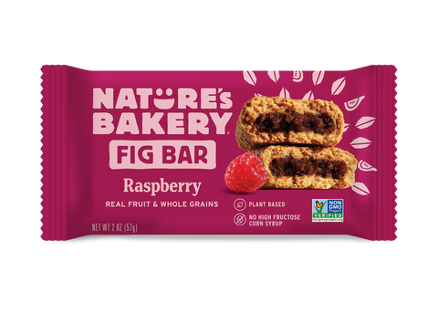 Nature's Bakery Stone Ground Whole Wheat Fig Bar - Raspberry: 36 bars