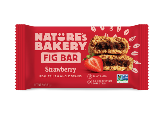 Nature's Bakery Stone Ground Whole Wheat Fig Bar - Strawberry: 36 bars