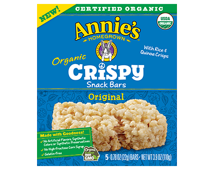 Annie's Homegrown Organic Crispy Snack Bar