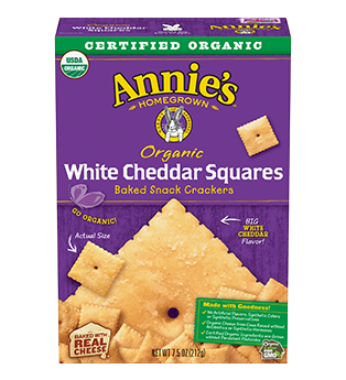 Annie's Homegrown Organic White Cheddar Squares