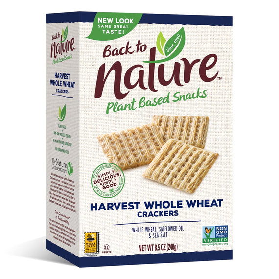 Back To Nature Harvest Whole Wheat Crackers