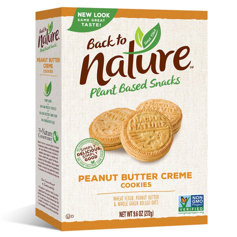 Back To Nature Peanut Butter Creme Cookies