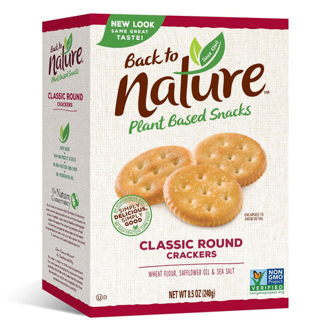 Back To Nature Classic Round Crackers