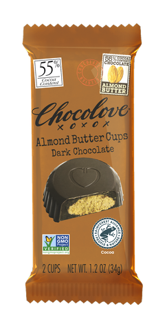 Chocolove xoxox - Dark Chocolate Almond Butter Cups
