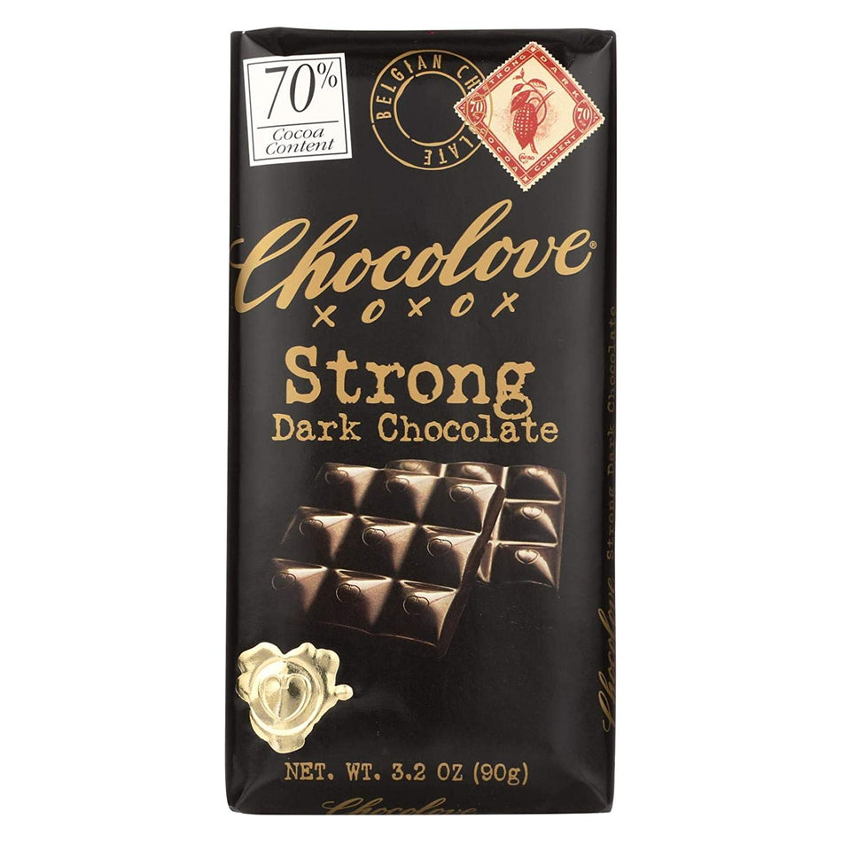 Chocolove xoxox Strong Dark Chocolate Chocolate Bar