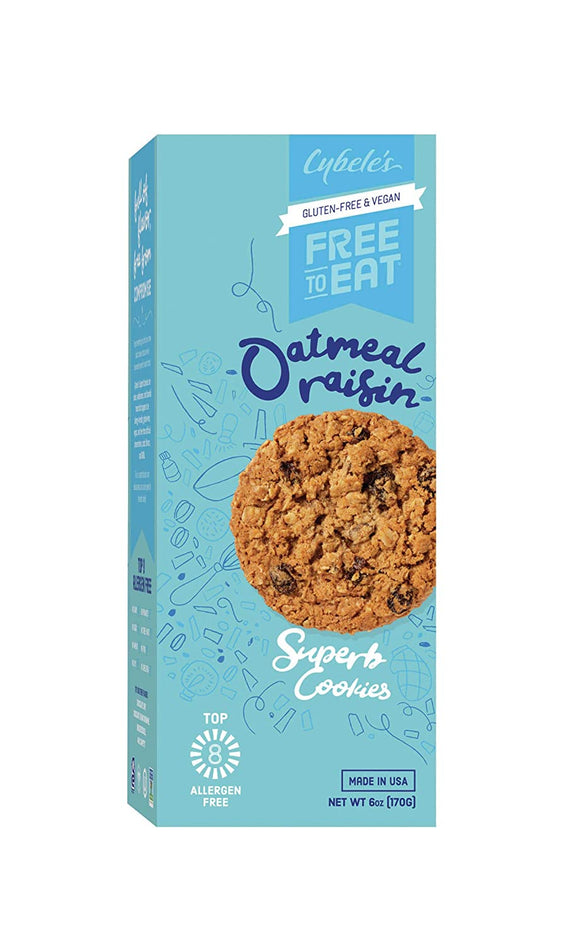 Cybele's Free to Eat Cookies - Oatmeal Raisin