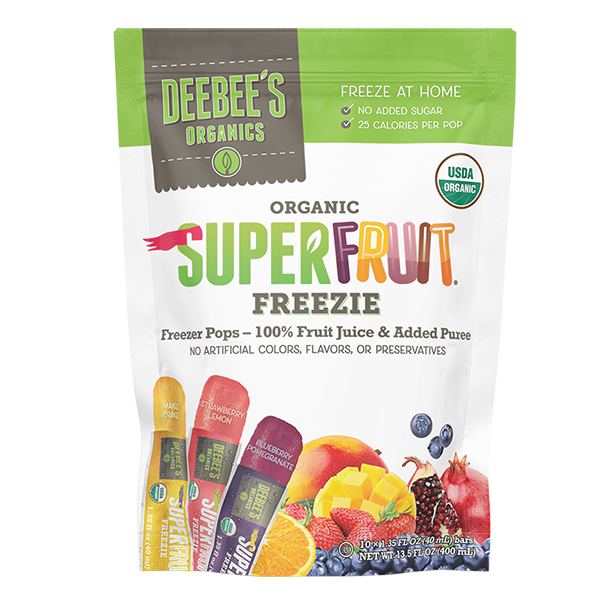 DeeBee's Organics SuperFruit Freezies - 180 Count