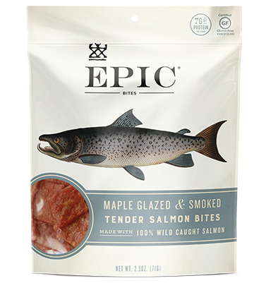 Epic Jerky Bites - Maple Glazed & Smoked Salmon