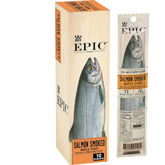 EPIC Smoked Salmon Maple Fillet Strip