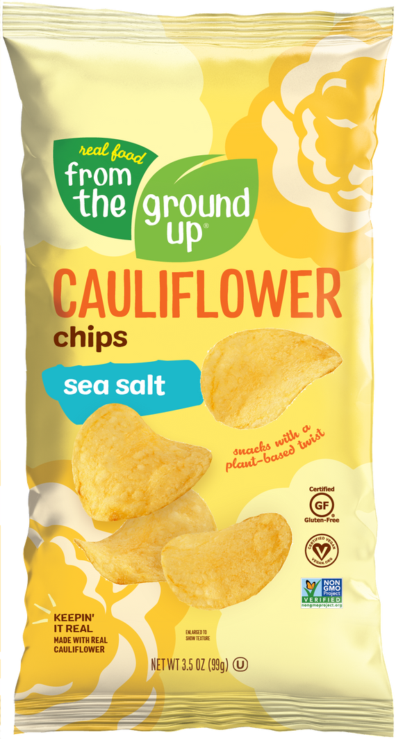 From the Ground Up Sea Salt Cauliflower Chips