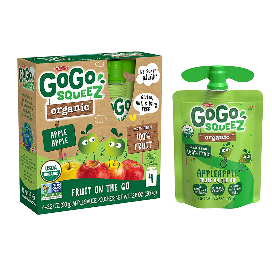 GoGo Squeez Apple Apple Organic Applesauce