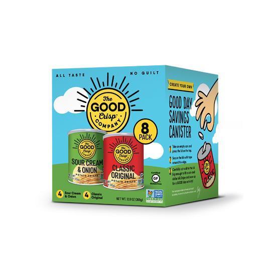 The Good Crisp Original and Sour Cream & Onion Multi Pack