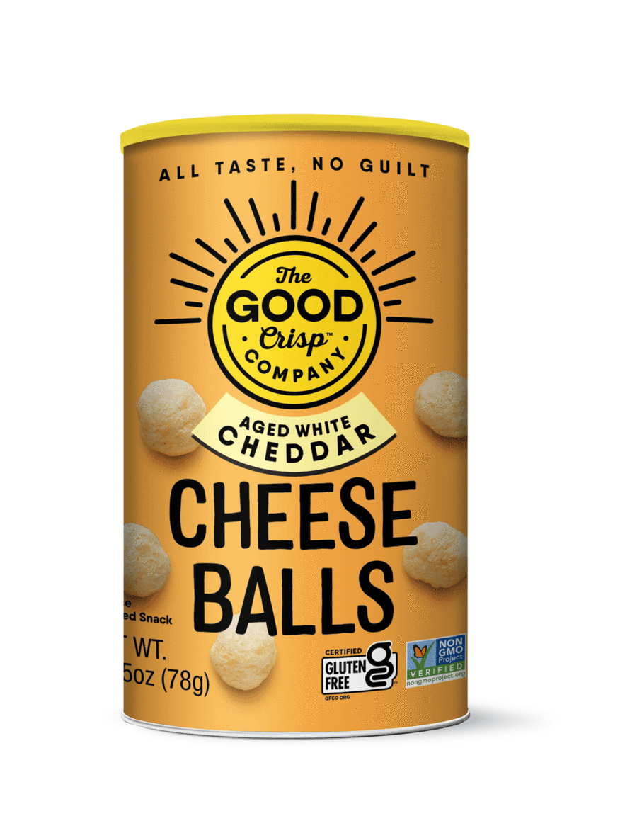 The Good Crisp Cheese Balls - Aged White Cheddar