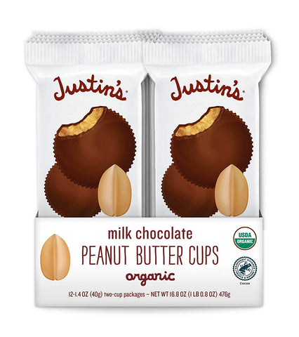 Justin's Organic Milk Chocolate Peanut Butter Cups