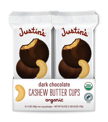 Justin's Dark Chocolate Cashew Butter Cups