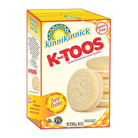Kinnikinnick Vanilla Sandwich Creme Cookies