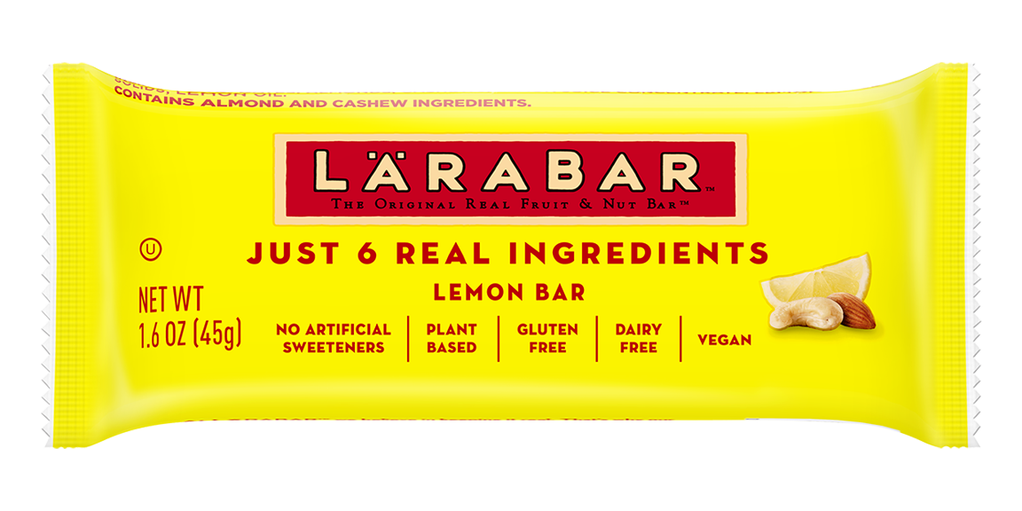 LARABAR Lemon Bar Healthy Snack Solutions
