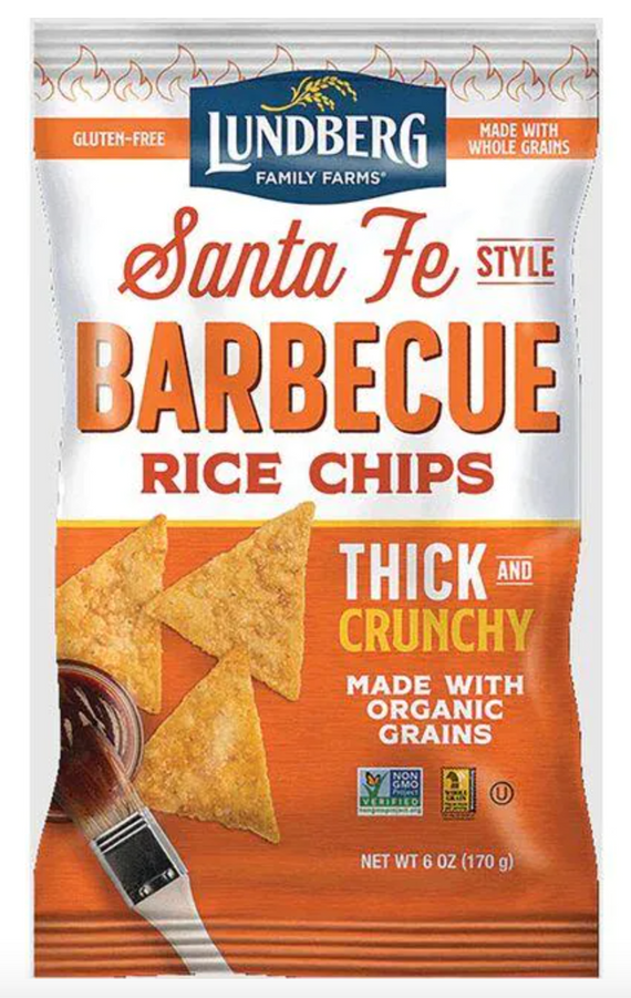 Lundberg Family Farms Rice Chips - Santa Fe Barbecue