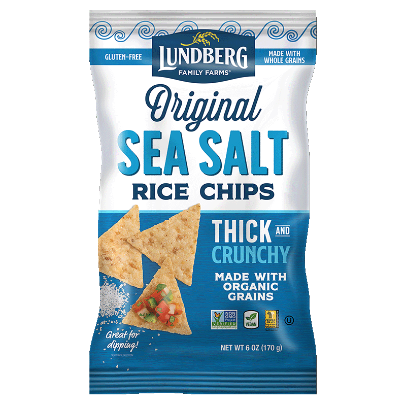 Lundberg Family Farms Rice Chips - Sea Salt
