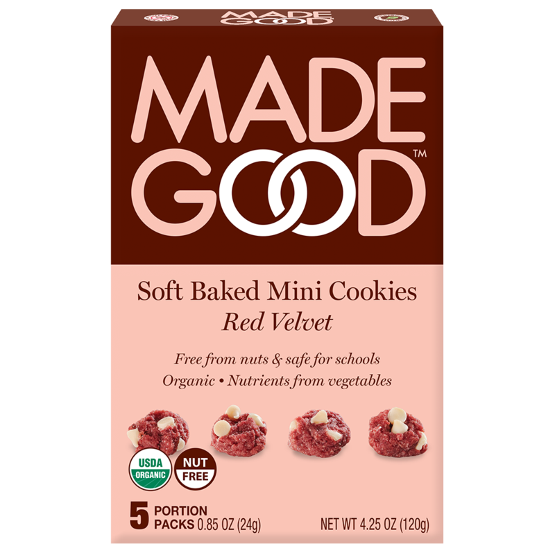 Made Good Red Velvet Soft Baked Mini Cookies