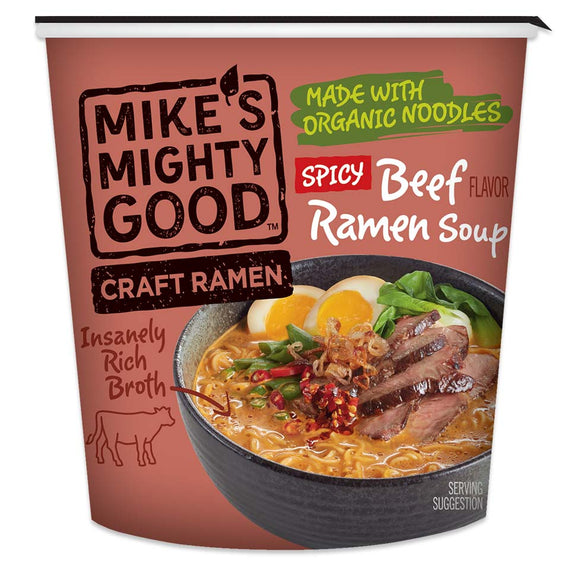 Mike's Mighty Good Spicy Beef Ramen Soup Cup
