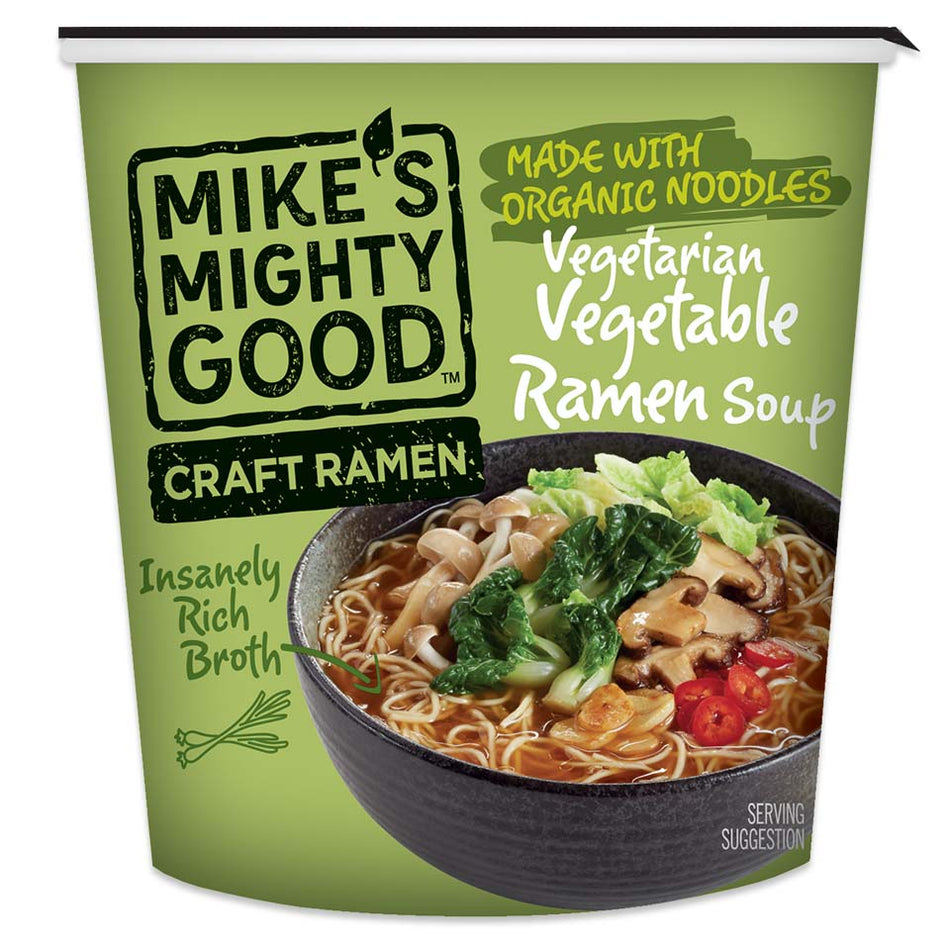 Mike's Mighty Good Vegetarian Vegetable Ramen Soup Cup