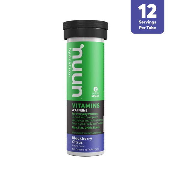 Nuun Hydration - Blackberry Citrus + Caffeine Vitamin Drink Tablets