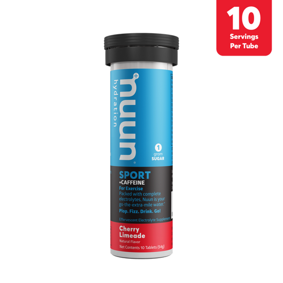 Nuun Hydration - Cherry Limeade + Caffeine Sport Drink Tablets