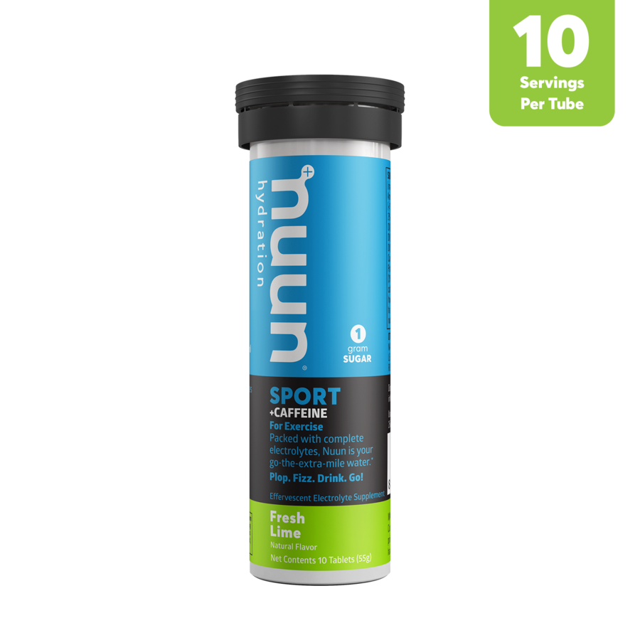 Nuun Hydration - Fresh Lime + Caffeine Sport Drink Tablets