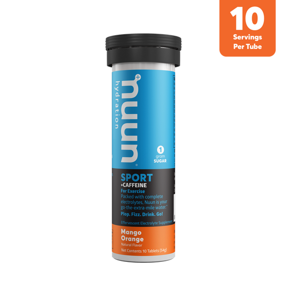 Nuun Hydration - Mango Orange + Caffeine Sport Drink Tablets