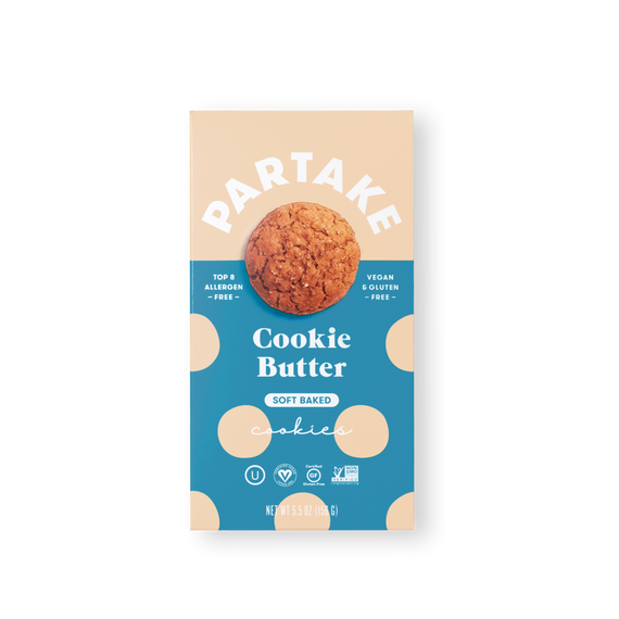 Partake Foods - Soft Baked Cookie Butter Cookies