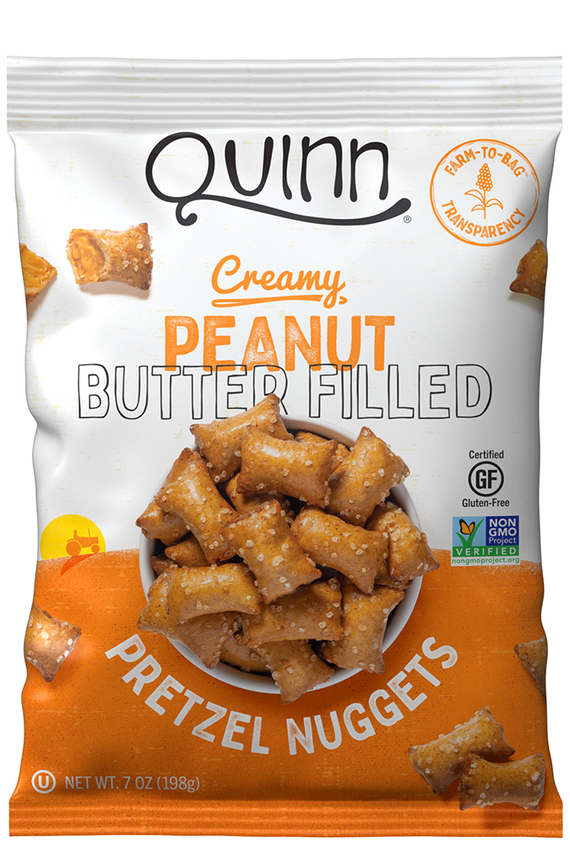 Quinn Snacks Peanut Butter Filled Pretzel Nuggets