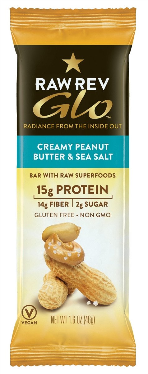 Raw Revolution Glo Creamy Peanut Butter & Sea Salt Bar