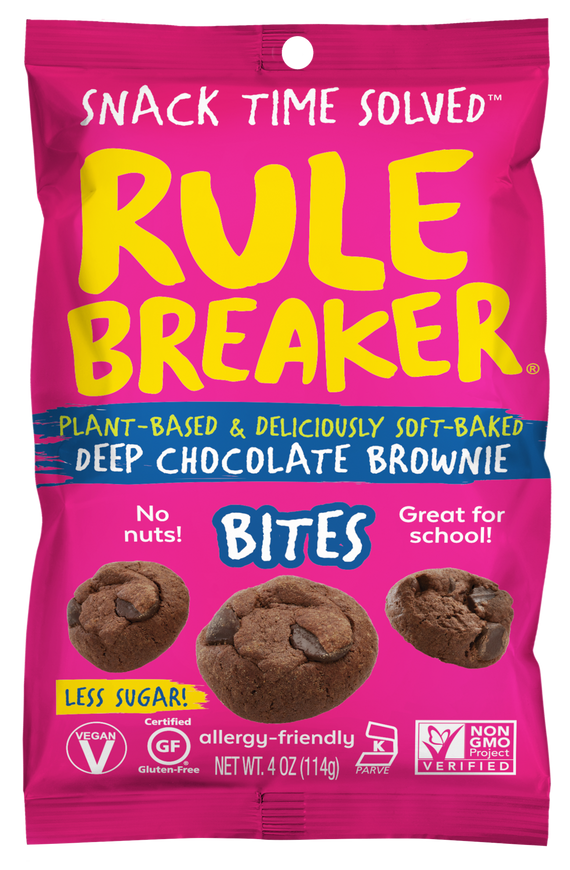 Rule Breaker Deep Chocolate Brownie Bites