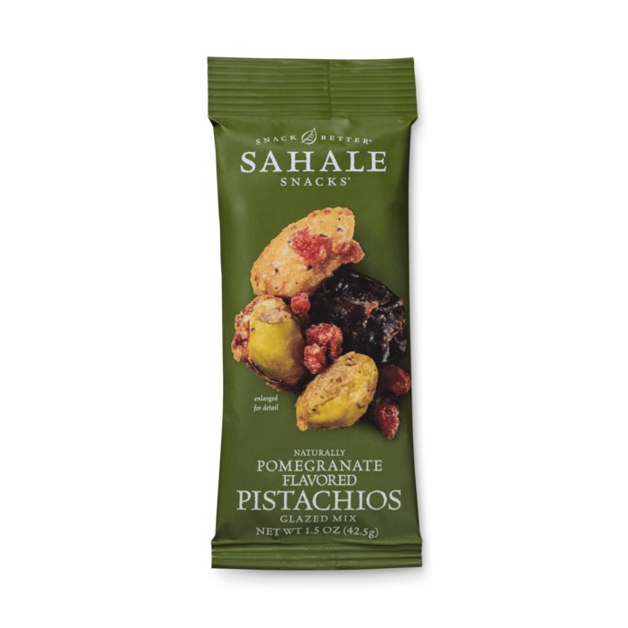 Sahale Snacks Grab & Go Pomegranate Flavored Pistachios Glazed Mix