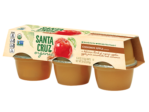 Santa Cruz Organic Cinnamon Apple Sauce Cups