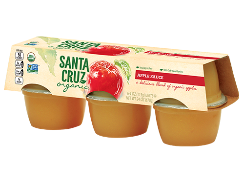 Santa Cruz Organic Apple Sauce Cups