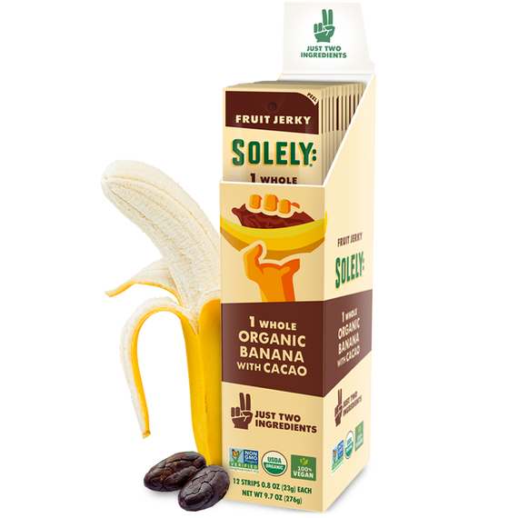 Solely Fruit Jerky - Banana with Cacao